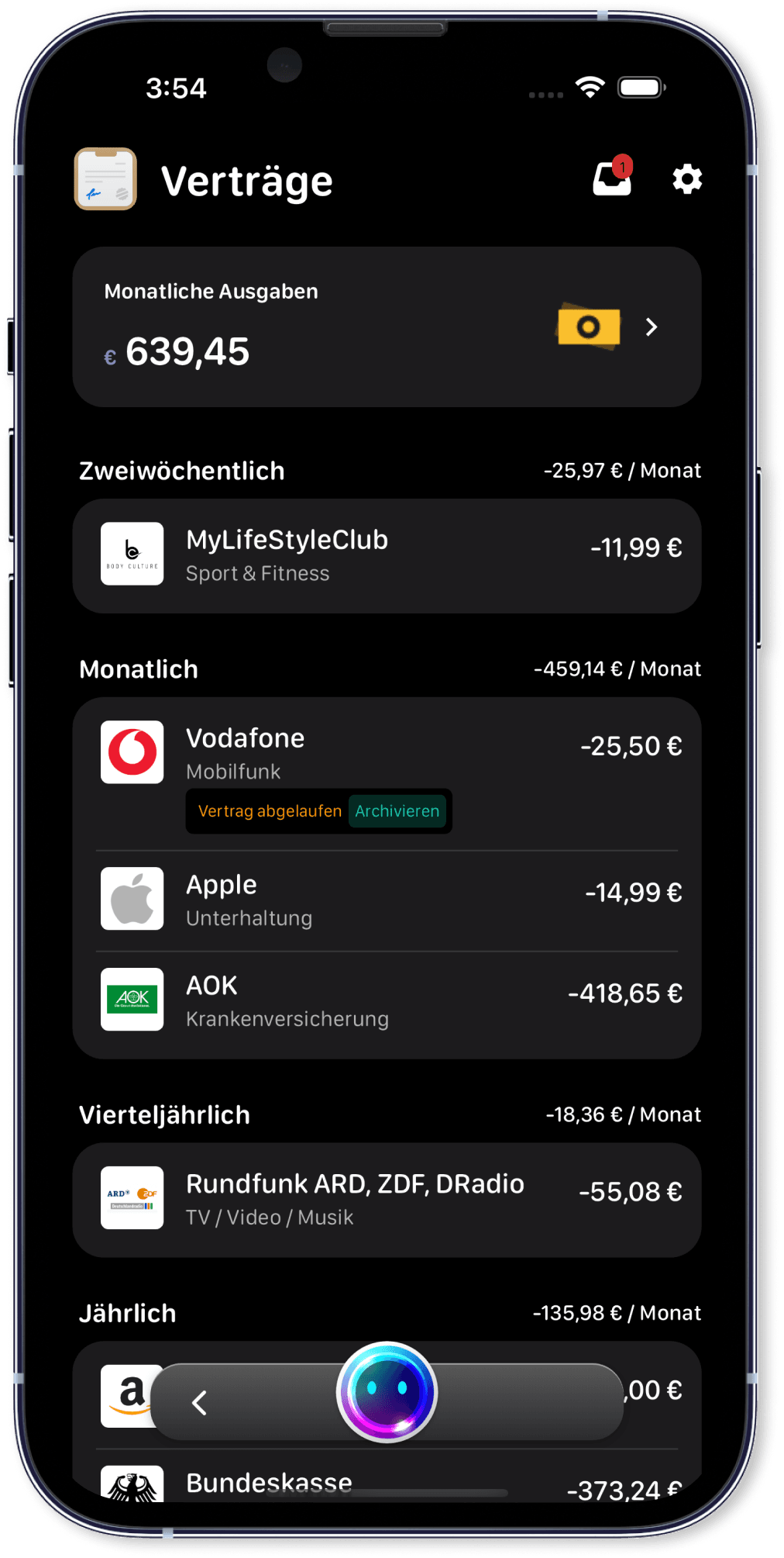 Verträge verwalten, analysieren und kündigen mit LIV