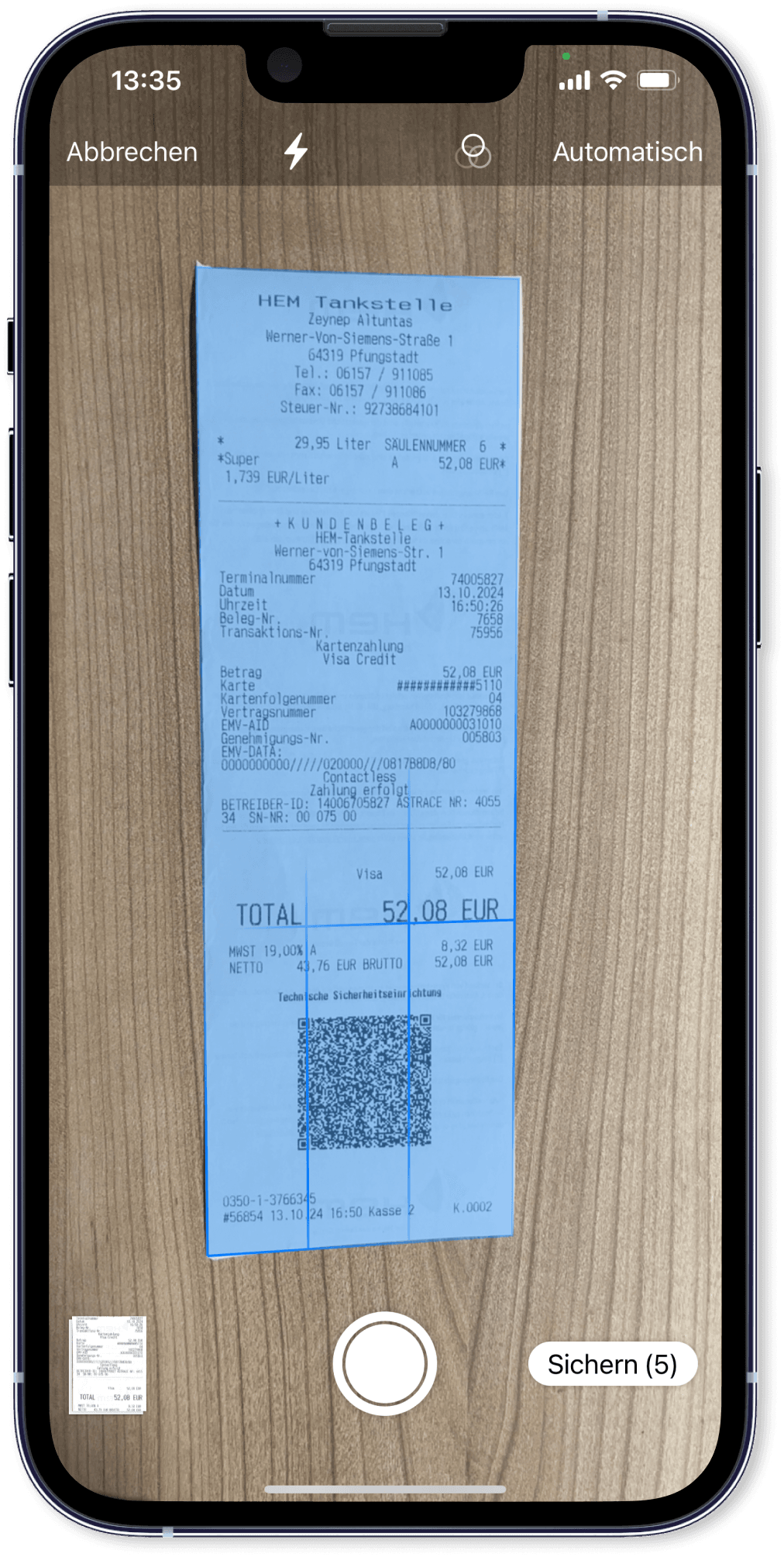 Dokumente mit der Kamera scannen und digitalisieren