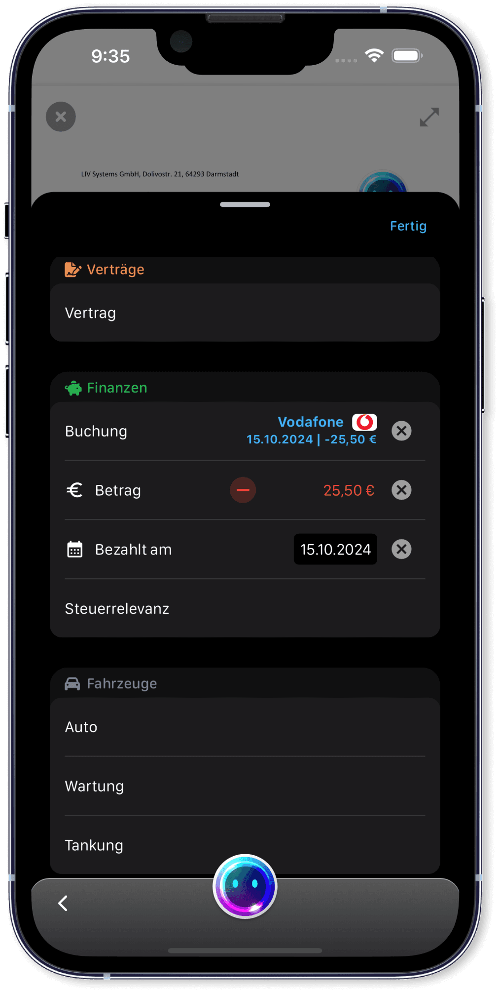 Rechnungen und Abbuchungen mit LIV verknüpfen