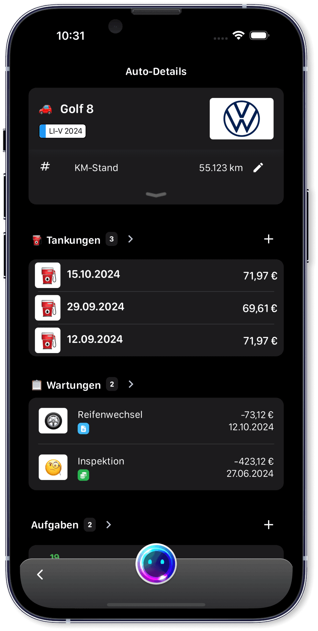 Wartungen und Inspektionen mit wenigen Klicks verwalten